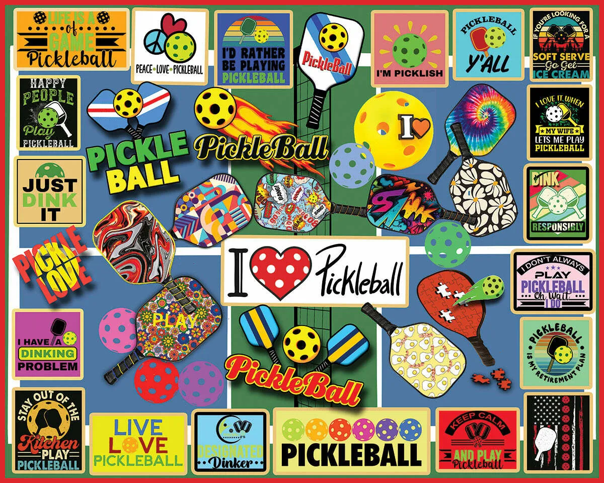 1000pc Puzzle - Pickleball