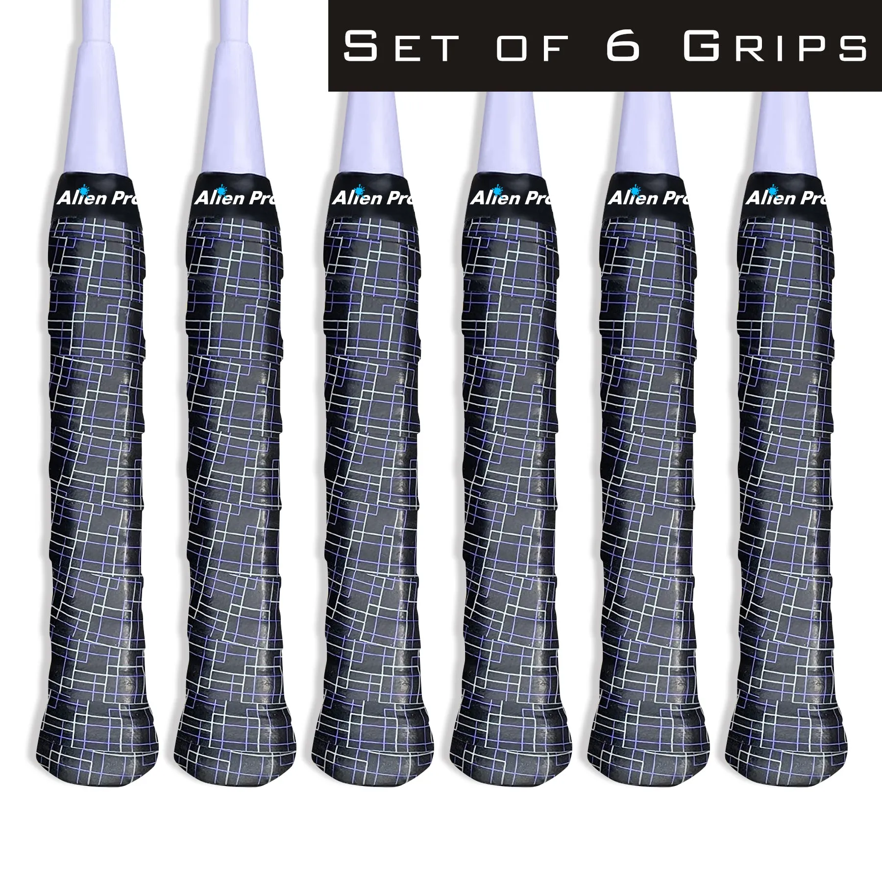 [C-Tac] Designer Racket Grip Tape for Badminton (6 Grips)