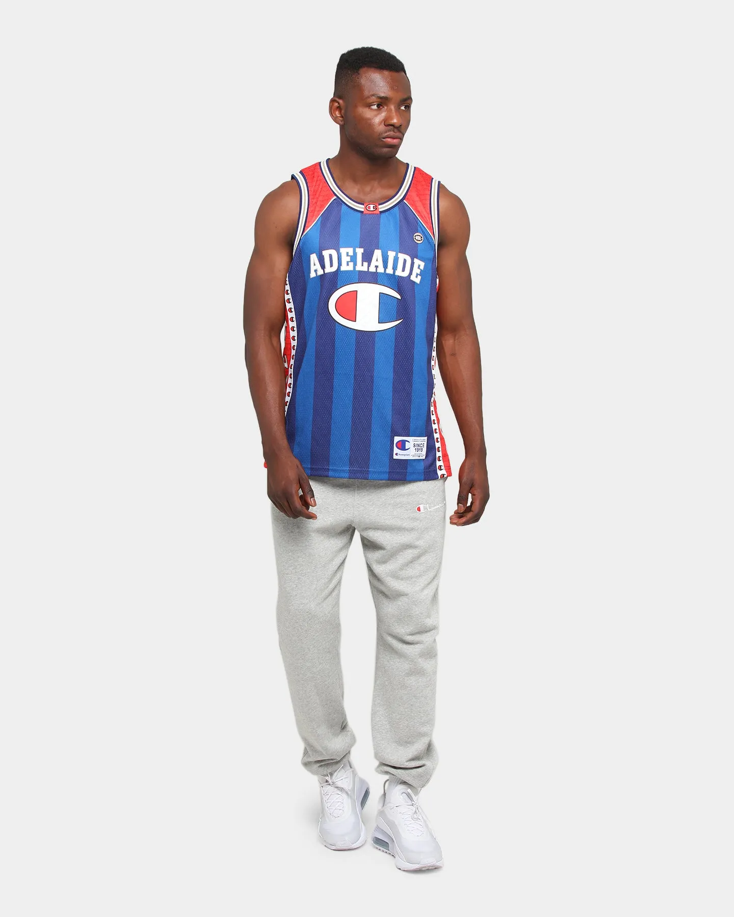 Champion Adelaide Sixers Off-Court NBL Jersey Navy/Red