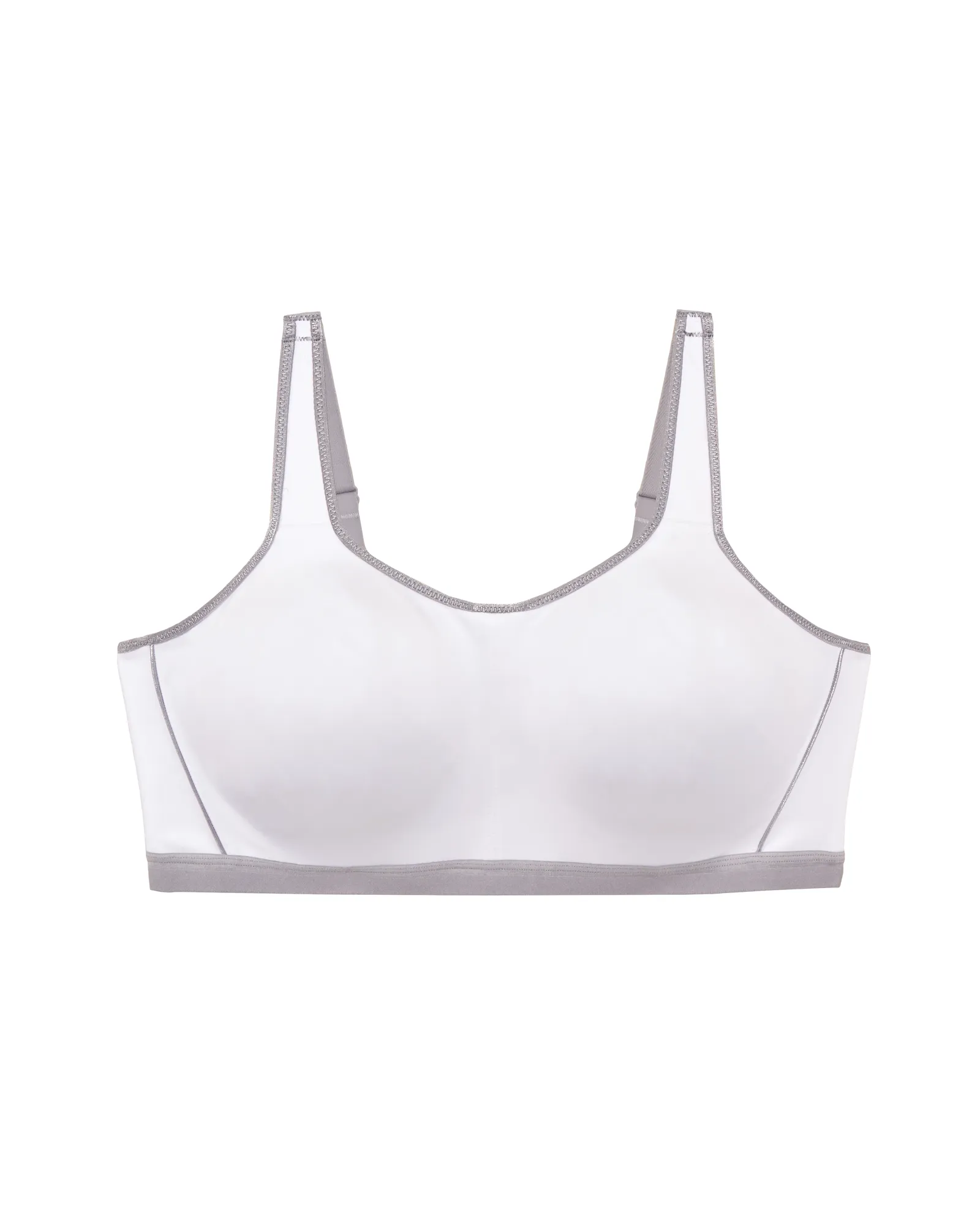 Champlain Underwire Sports Bra | White / Lilac