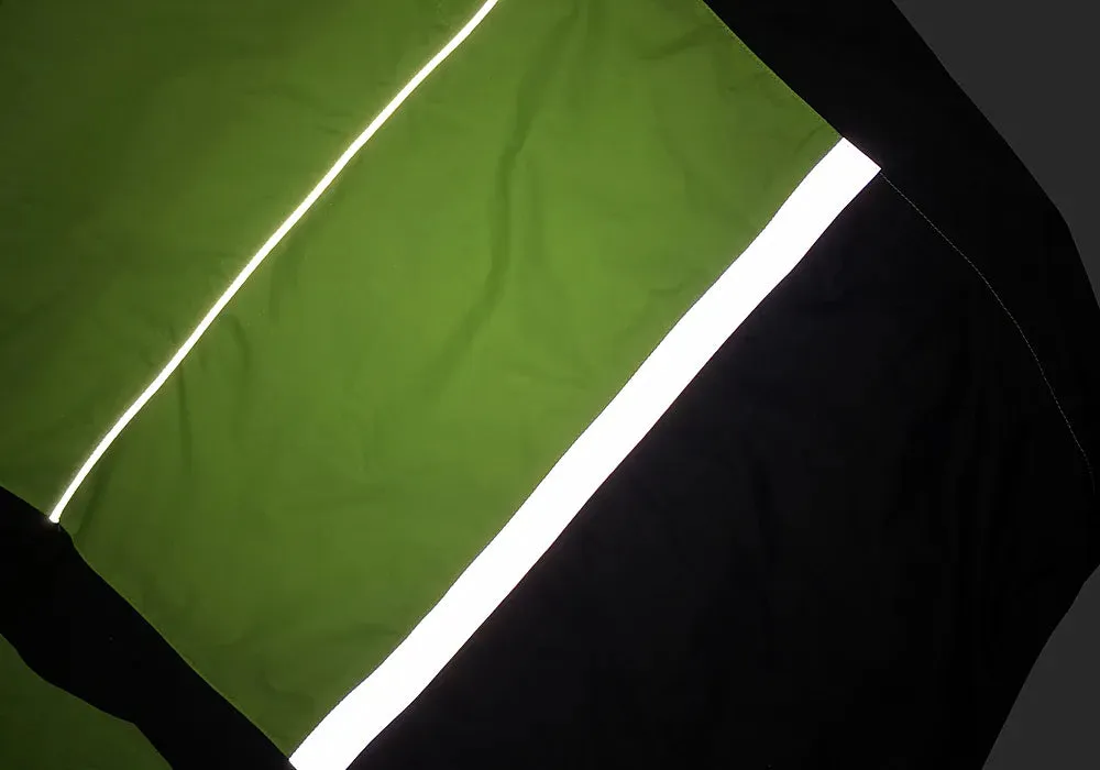 Cycling Jacket Reflective Motocross MTB Bicycle Bike Rain Coat Windproof Long Sleeved Jersey Sports Wear Green
