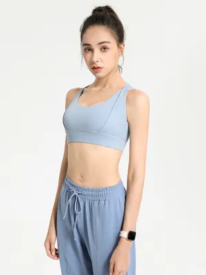 Dance Bra Shockproof High Strength Quick Dry Vest Sports Underwear