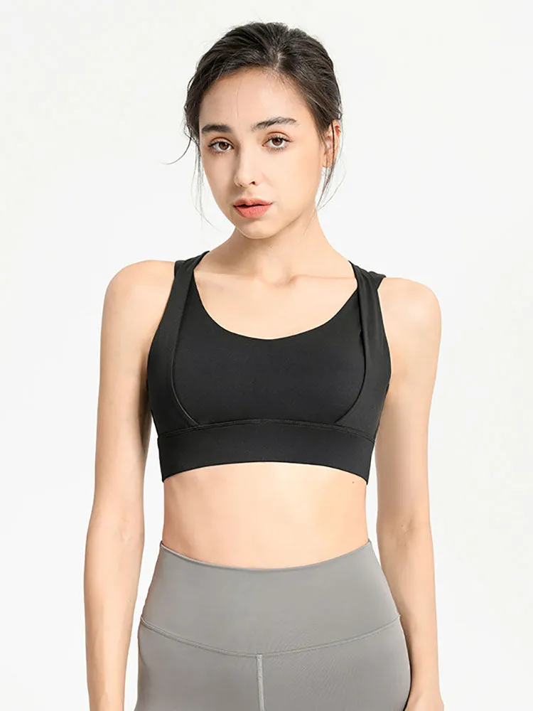 Dance Bra Shockproof High Strength Quick Dry Vest Sports Underwear