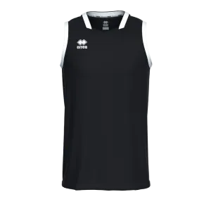 ERREA MAGIC BASKETBALL VEST BLACK WHITE