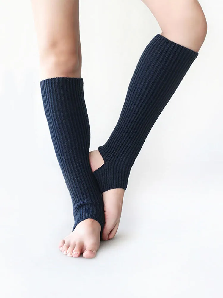 Fall/Winter Knee Pads Foot Socks Latin Dance Wool Over the Knee Socks