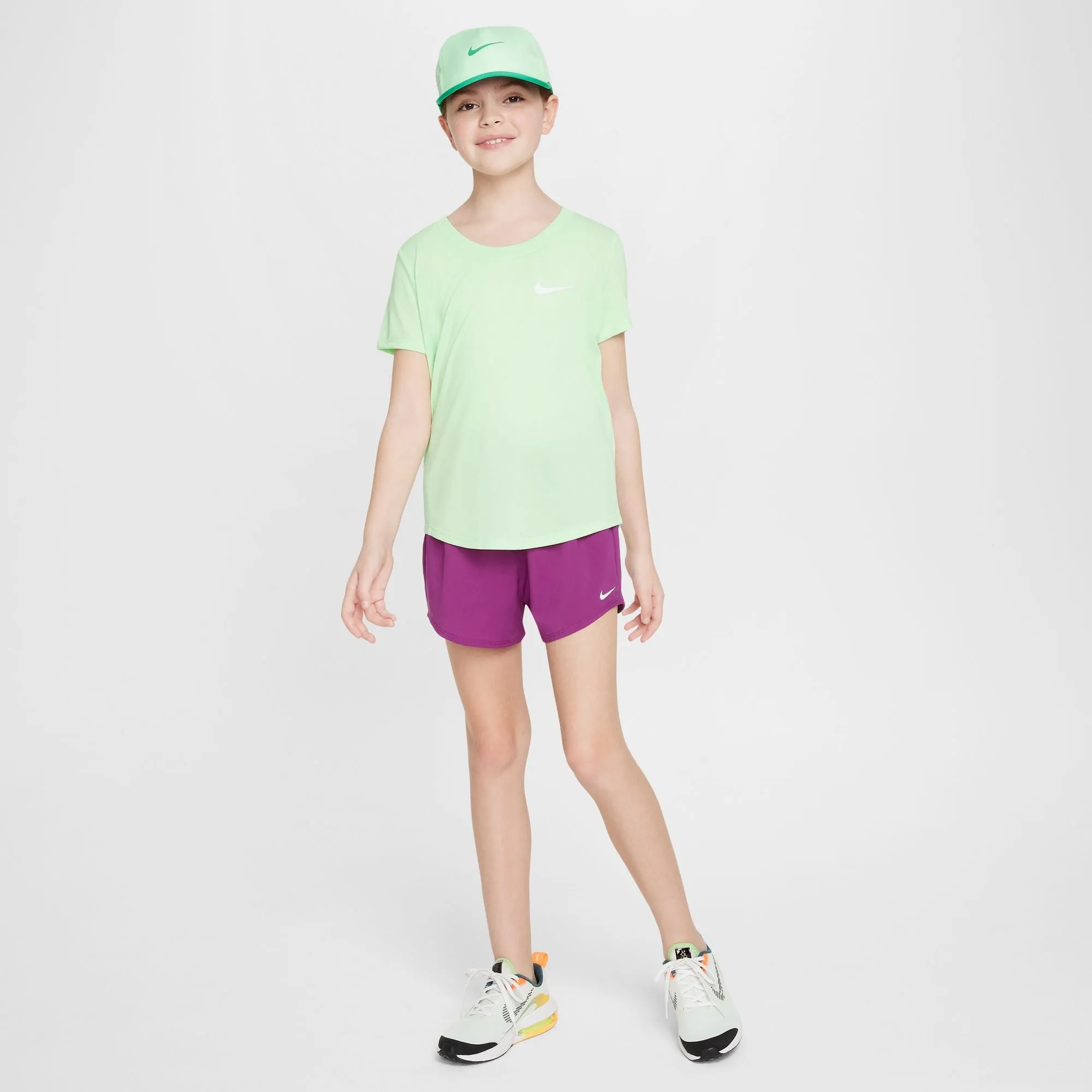Girls' Nike Yourth Dri-FIT One Woven High-Waisted Short