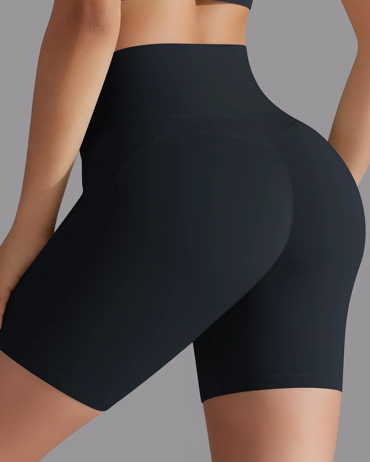 Giselle Seamless Shorts - Black