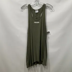 Green Athletic Tank Top Gym Shark, Size M