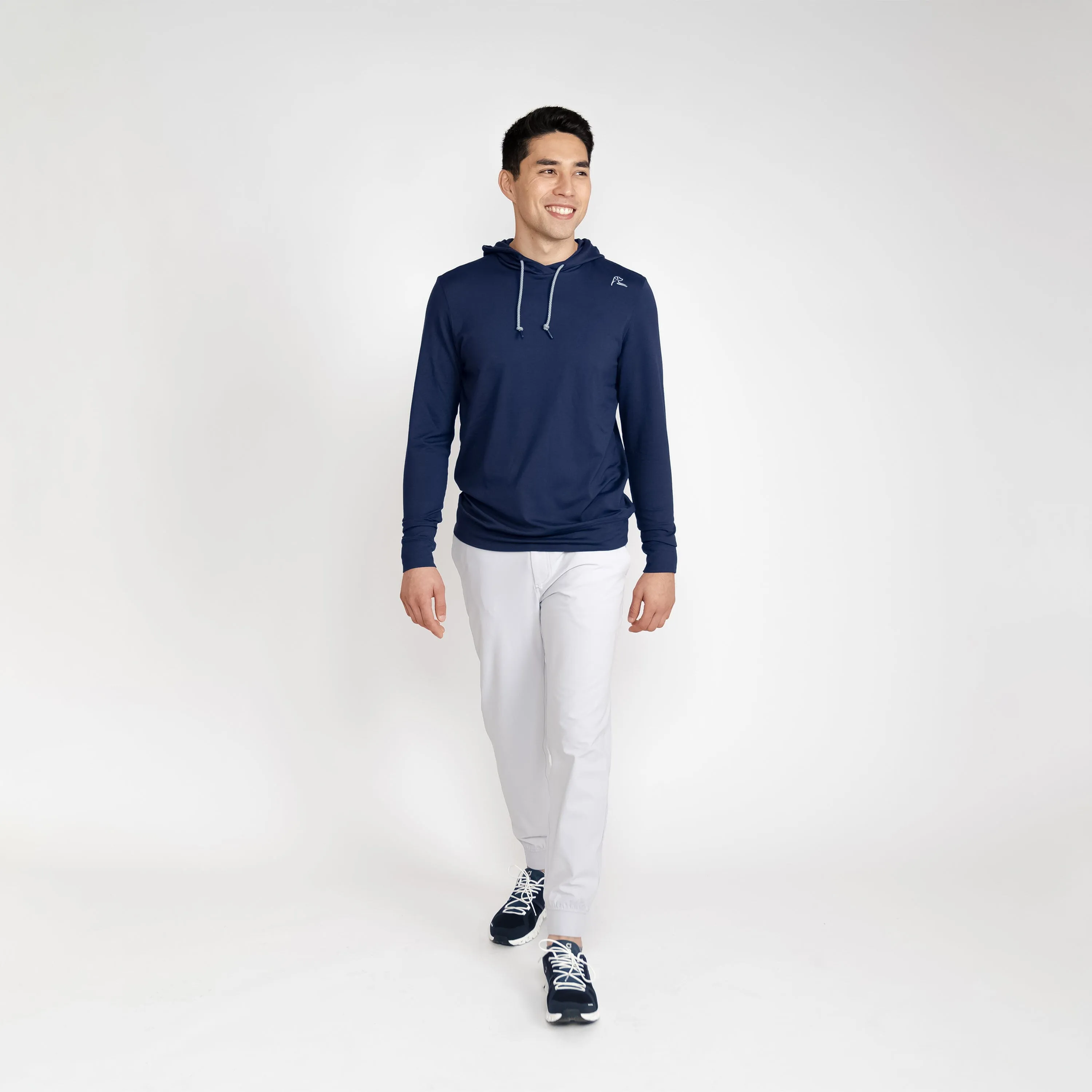 Hesi Performance Hoodie | Heather - Admiral Navy/Ink Blue