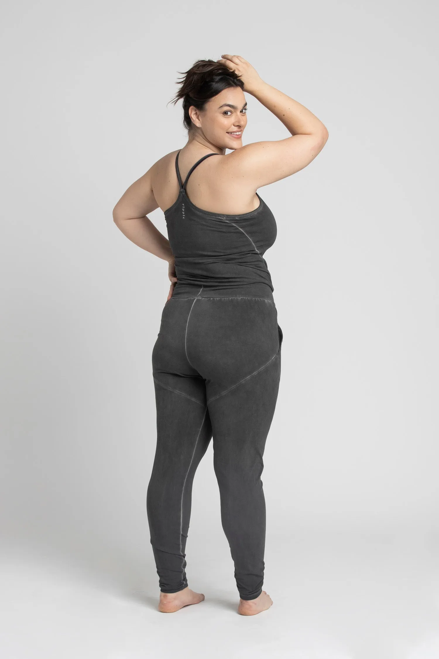 I'mPerfect Stonewash Long Jumpsuit 50%off