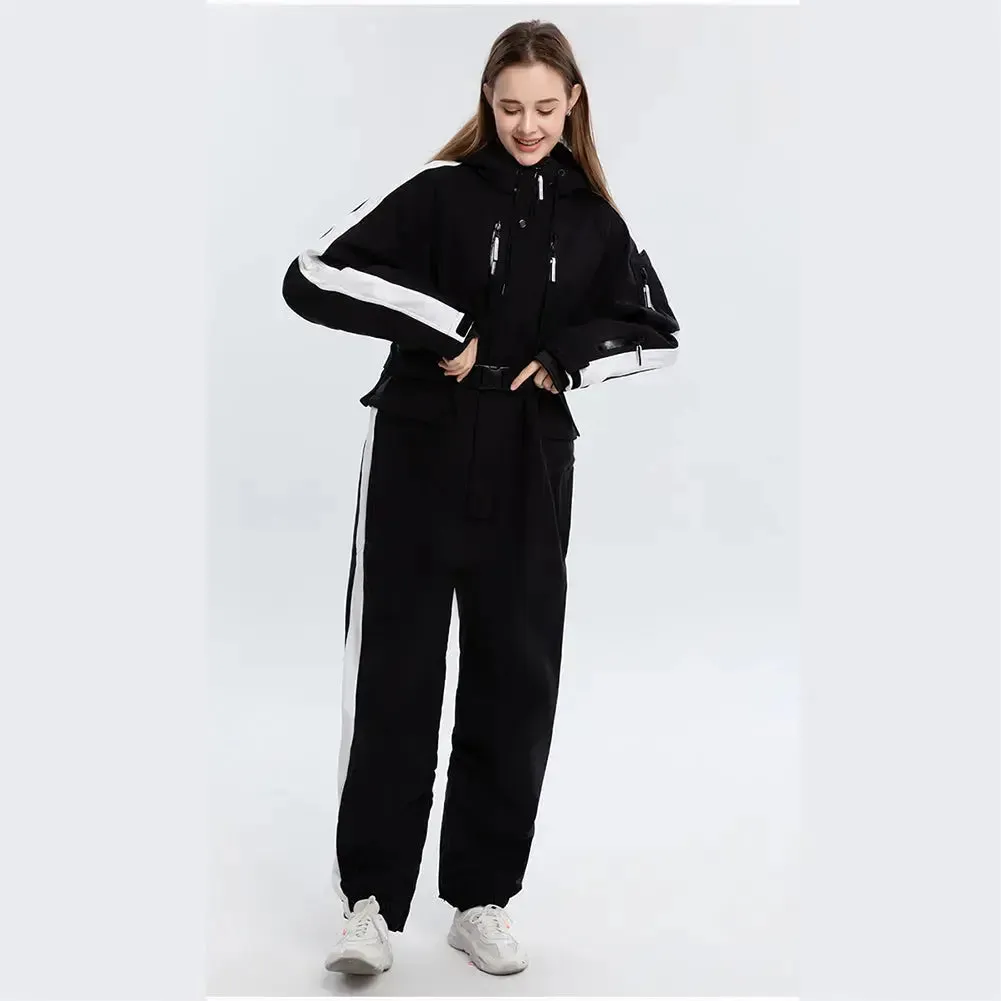 Loose Fit Ski Snowboarding Jumpsuits One Piece Snow Suits