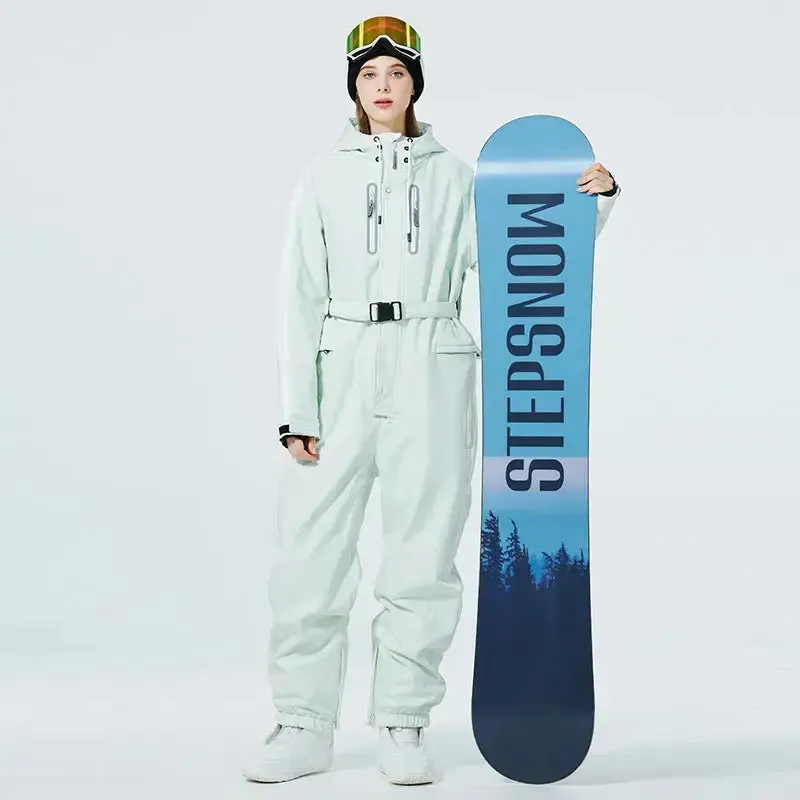 Loose Fit Ski Snowboarding Jumpsuits One Piece Snow Suits