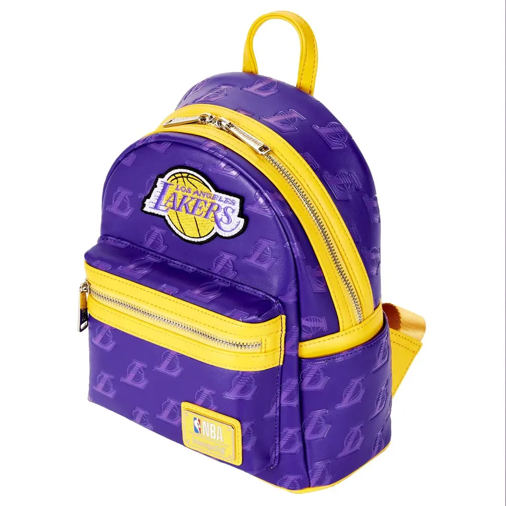 Loungefly x Lakers Mini Backpack Wallet