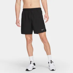 Men's DRI-FIT Challenger 7" Brief-Lined Shorts (010 - Black/Black/Black/Reflective Silver)