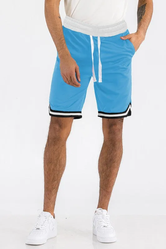 Men's Lime Green Athletic Basketball Sports Shorts