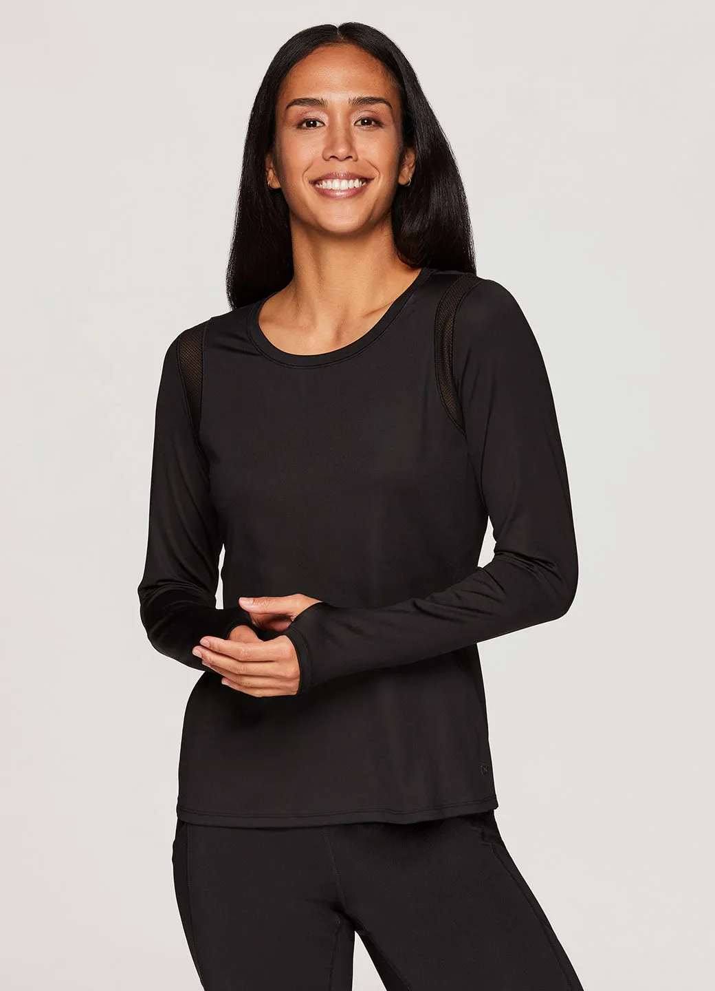 Mesh Crewneck Running Tee