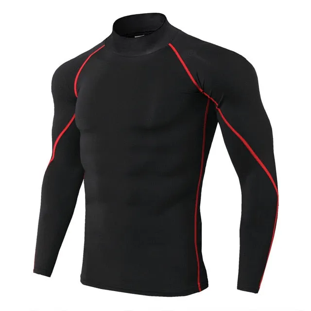 New Quick Dry Running Shirt Men Bodybuilding Sport T-shirt Long Sleeve Compression Top t Shirt Men Fitness Tight Rashgard