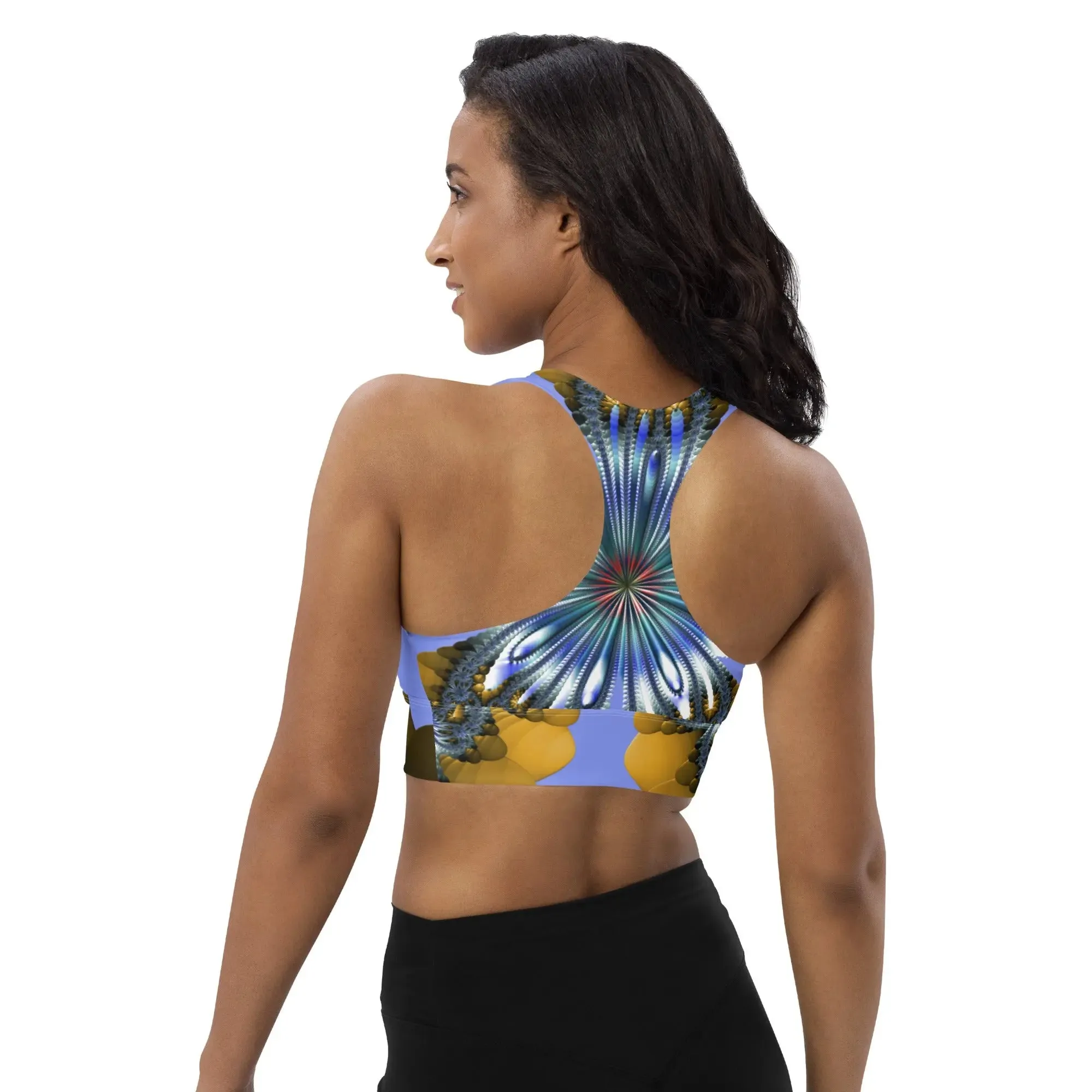 "Mystical Expansion" Collection - Longline Sports Bra