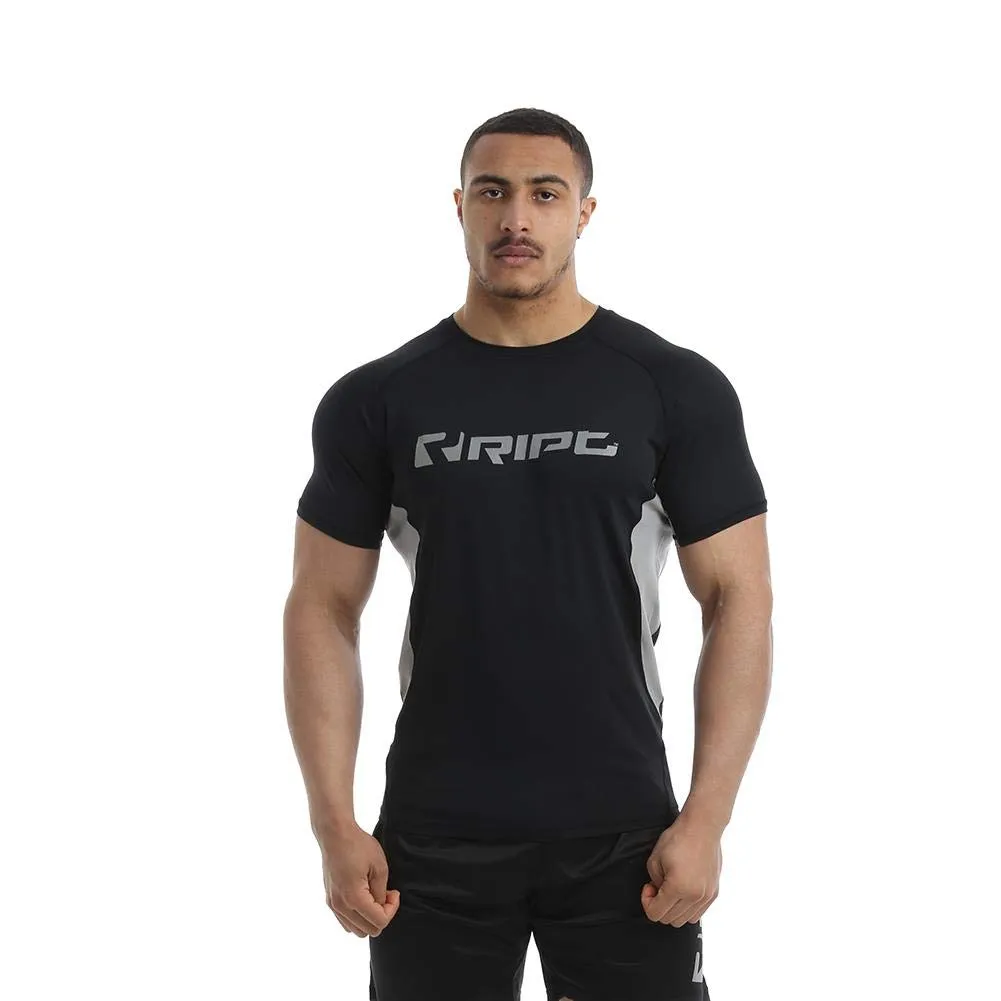 RIPT Contrast Performance T-Shirt Black