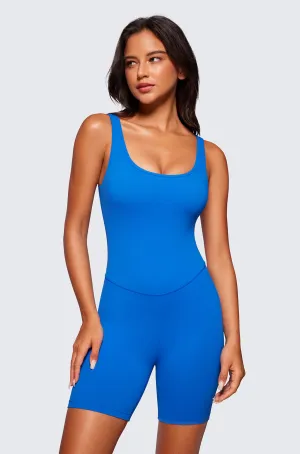 Scoop Neck Rompers 6''