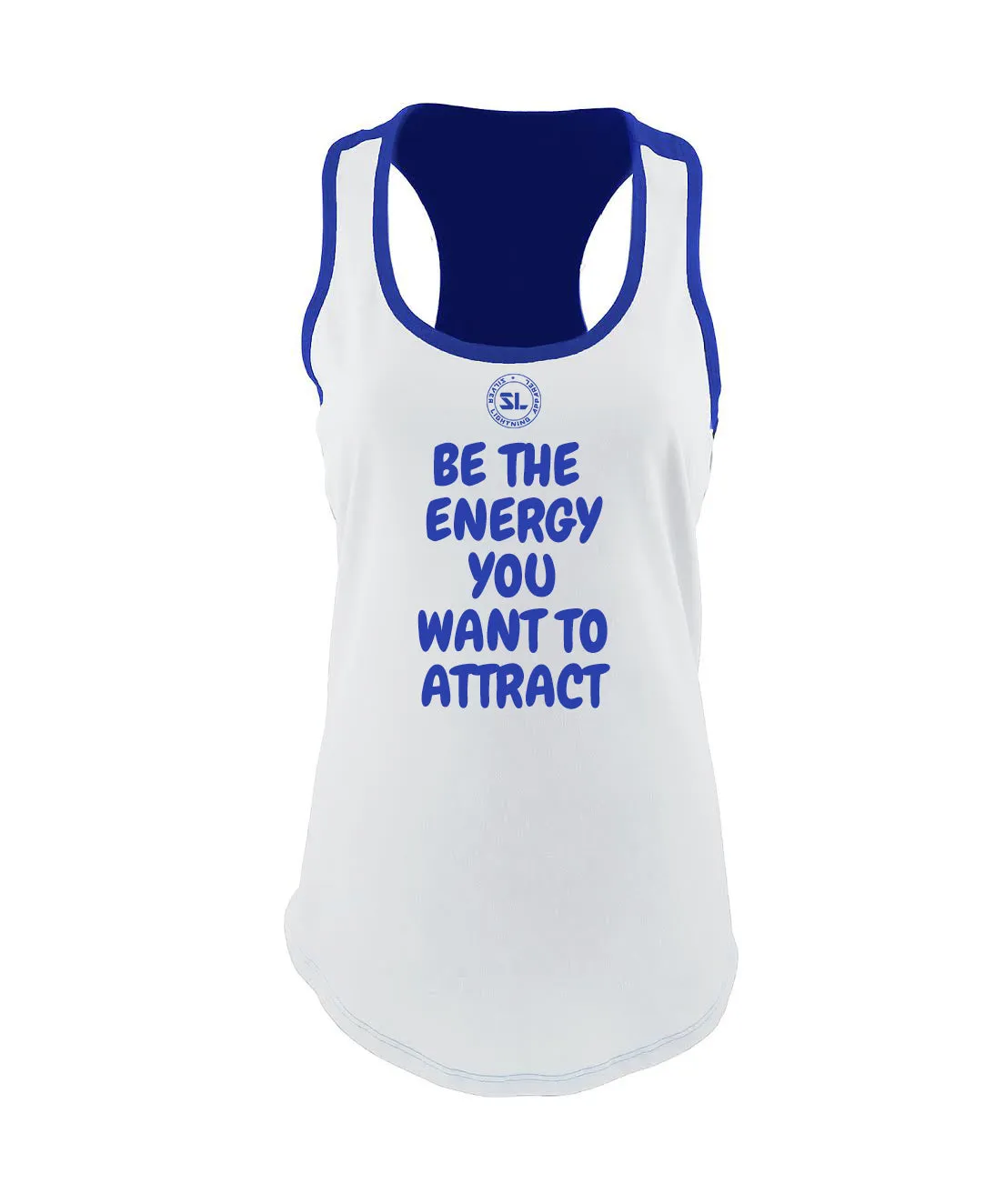 Silver Lightning Apparel Yoga Energy  Racerback Tank Top