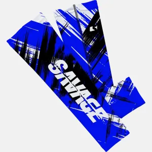 SLEEFS Savage Word Blue arm sleeve