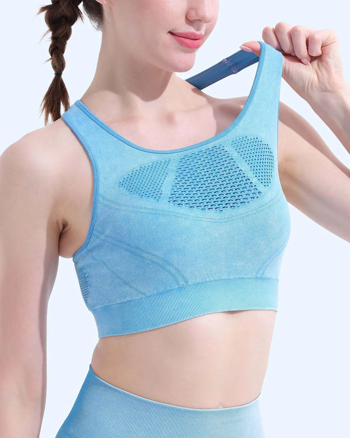 Thea Sports Bra - Blue