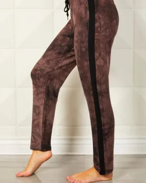 Tie Dye Track Jogger In Suede Black | Suede Black