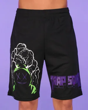 Trap Squad Blacklight Basketball Shorts