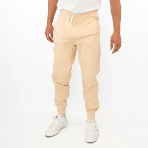 True Religion Mens Beige Gold Logo Jogger Sweatpants