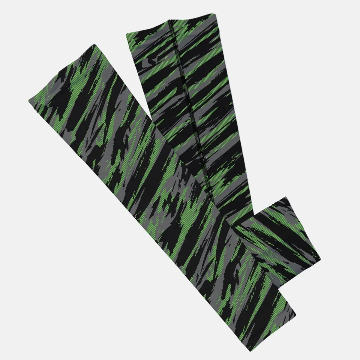Tryton Green Black Gray Kids Arm Sleeve