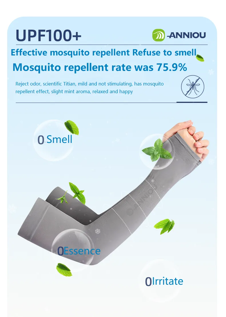 Wholesale Antibacterial Uv Knitted Arm Sleeves