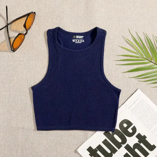 Workout Crop Tank Top