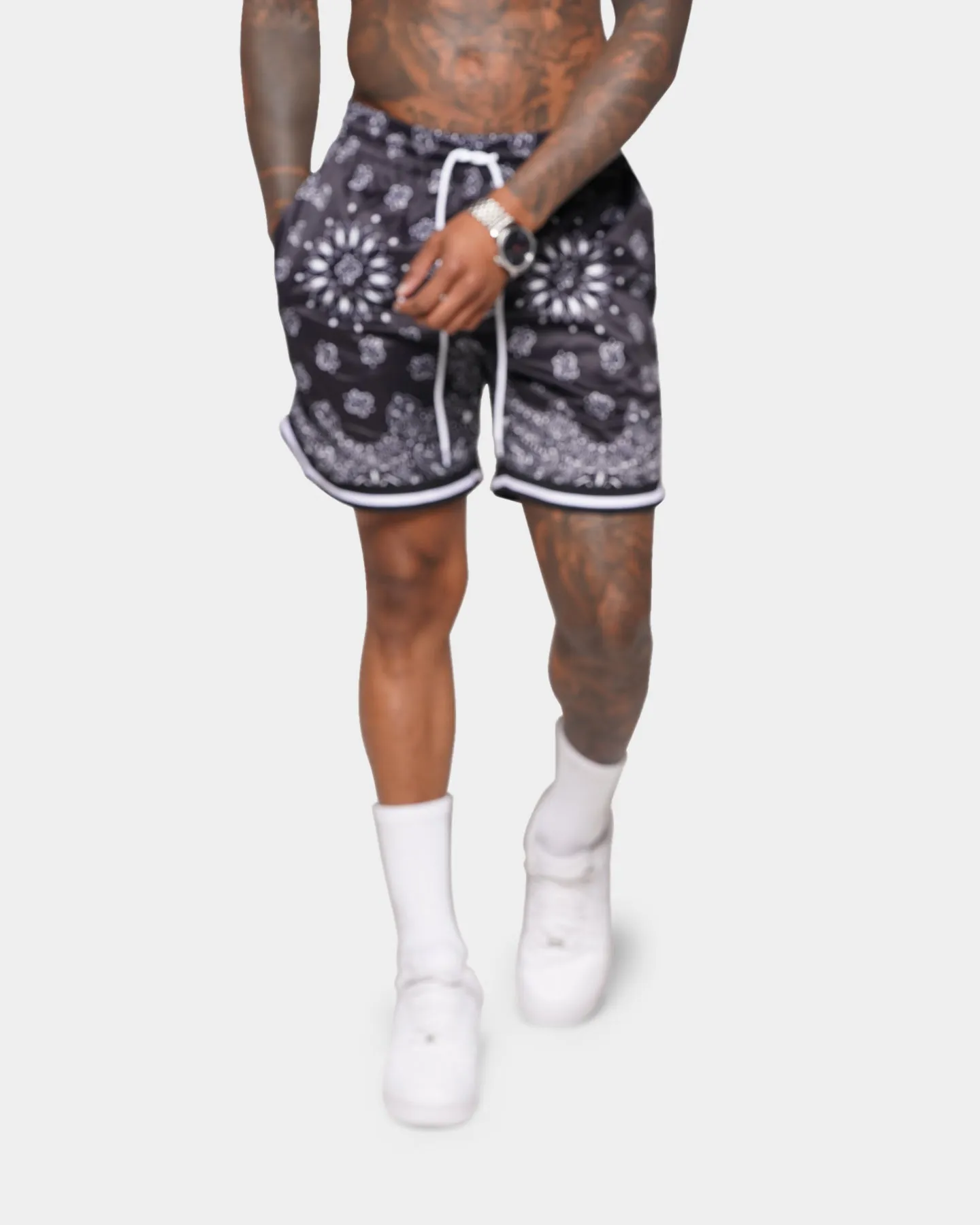 XXIII Mike Paisley Basketball Shorts Black/White