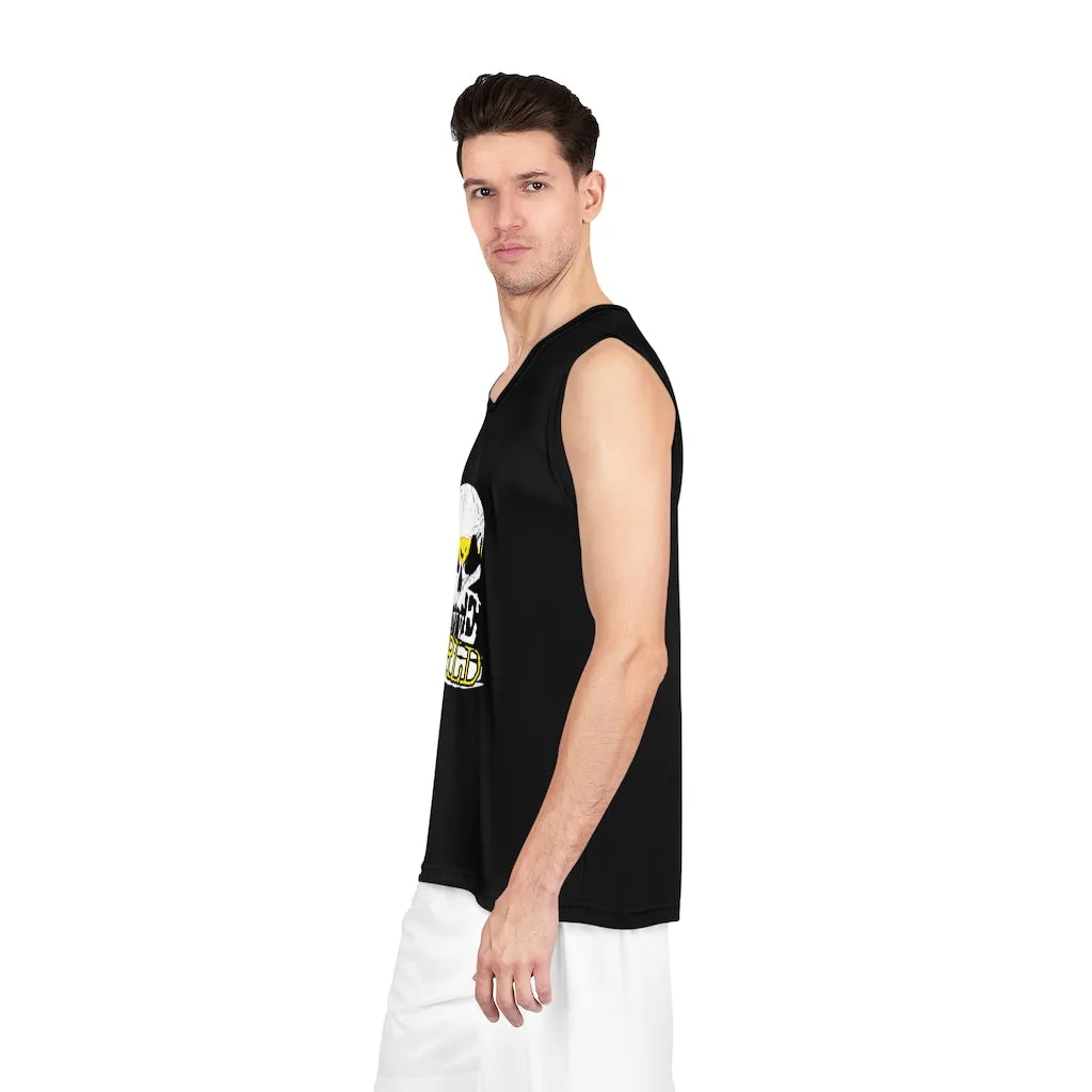Yellow Native World Logo Basketball Jersey